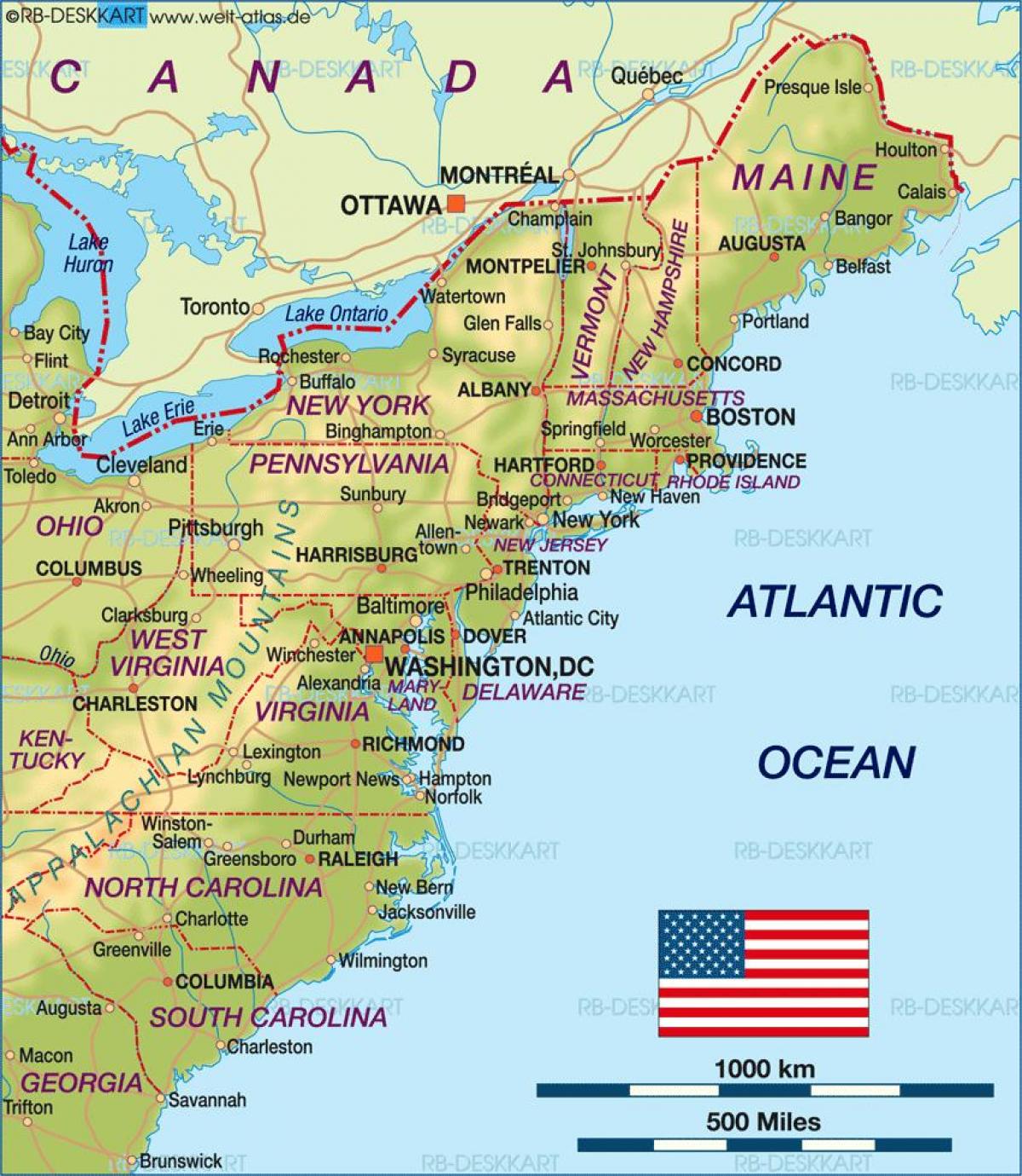 Boston gurekin mapa