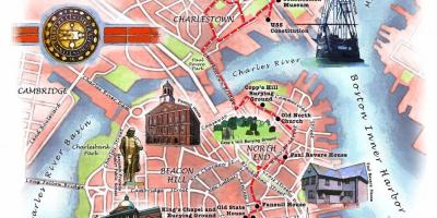 Mapa Boston askatasuna mendi
