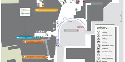 Haurren Ospitalea Boston mapa
