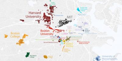 Mapa Boston university
