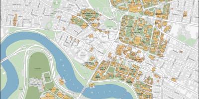 Harvard unibertsitateko campus mapa